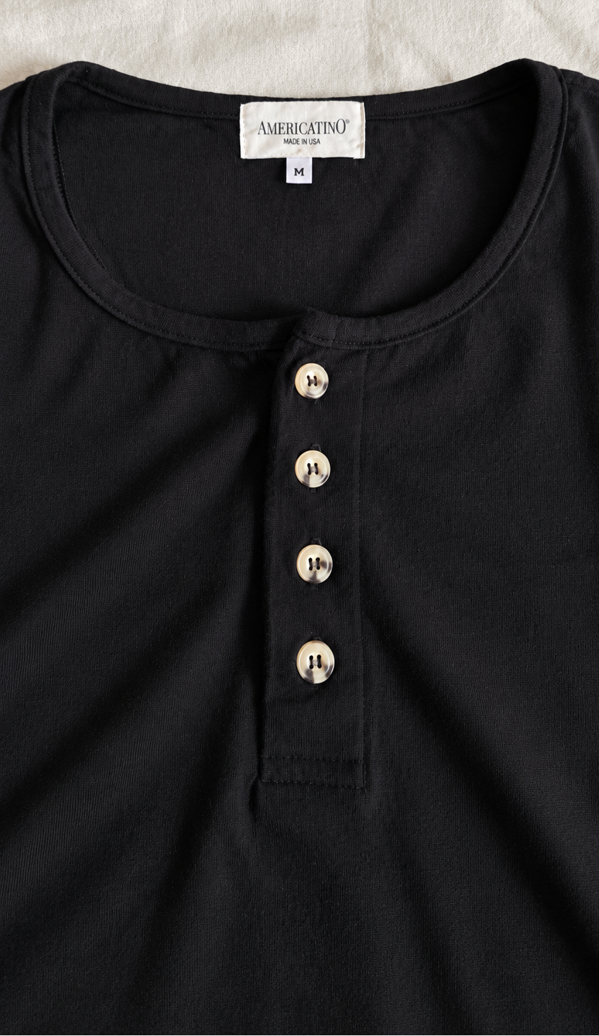 Pima Cotton Short Sleeve Henley