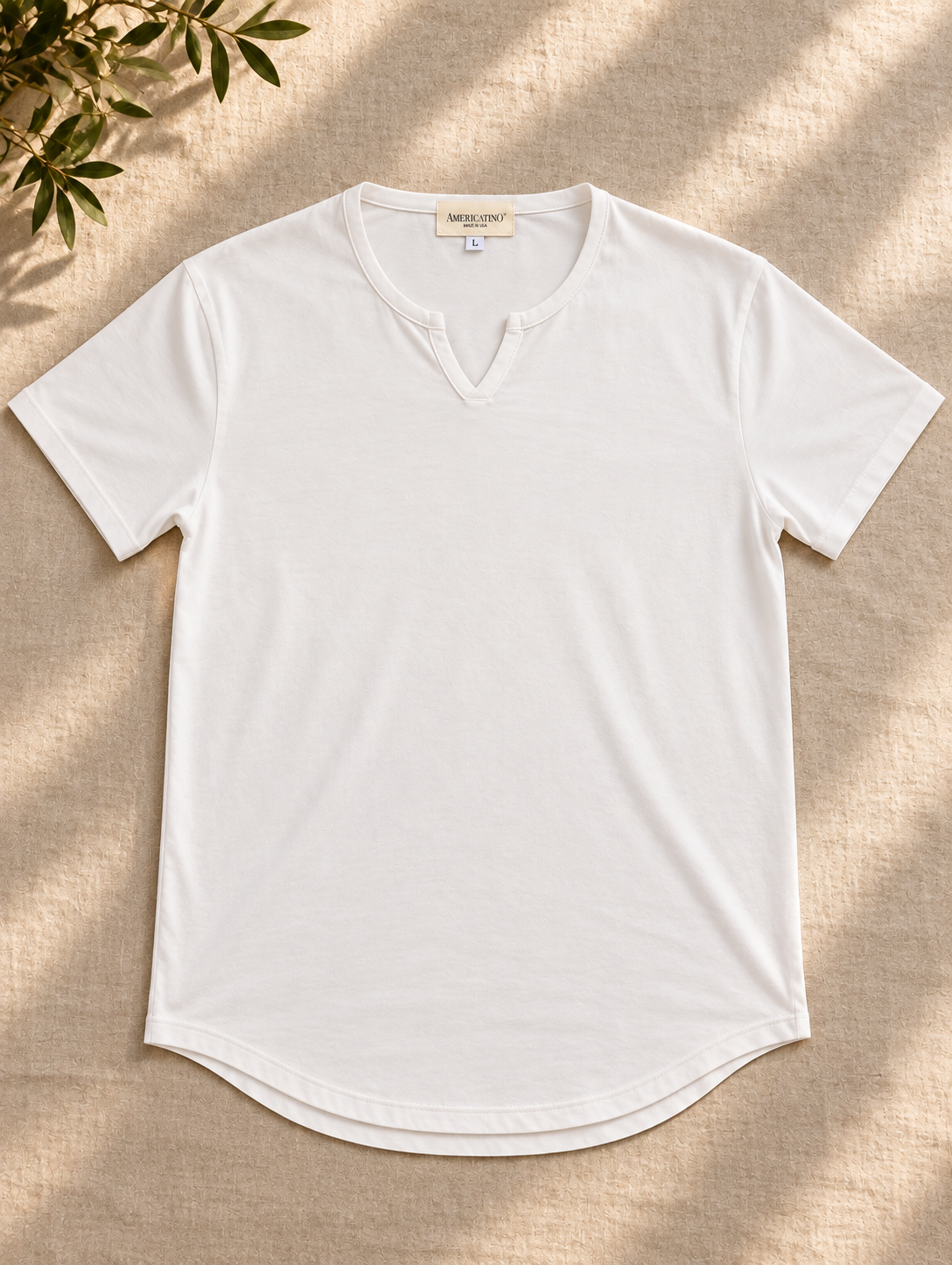 Pima Cotton Viking Neck Tee