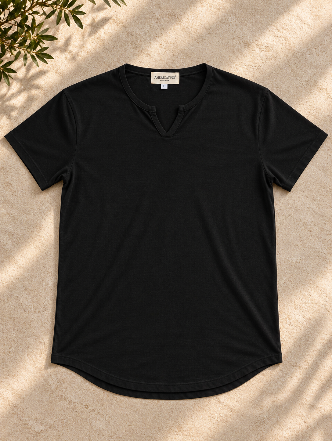Pima Cotton Viking Neck Tee