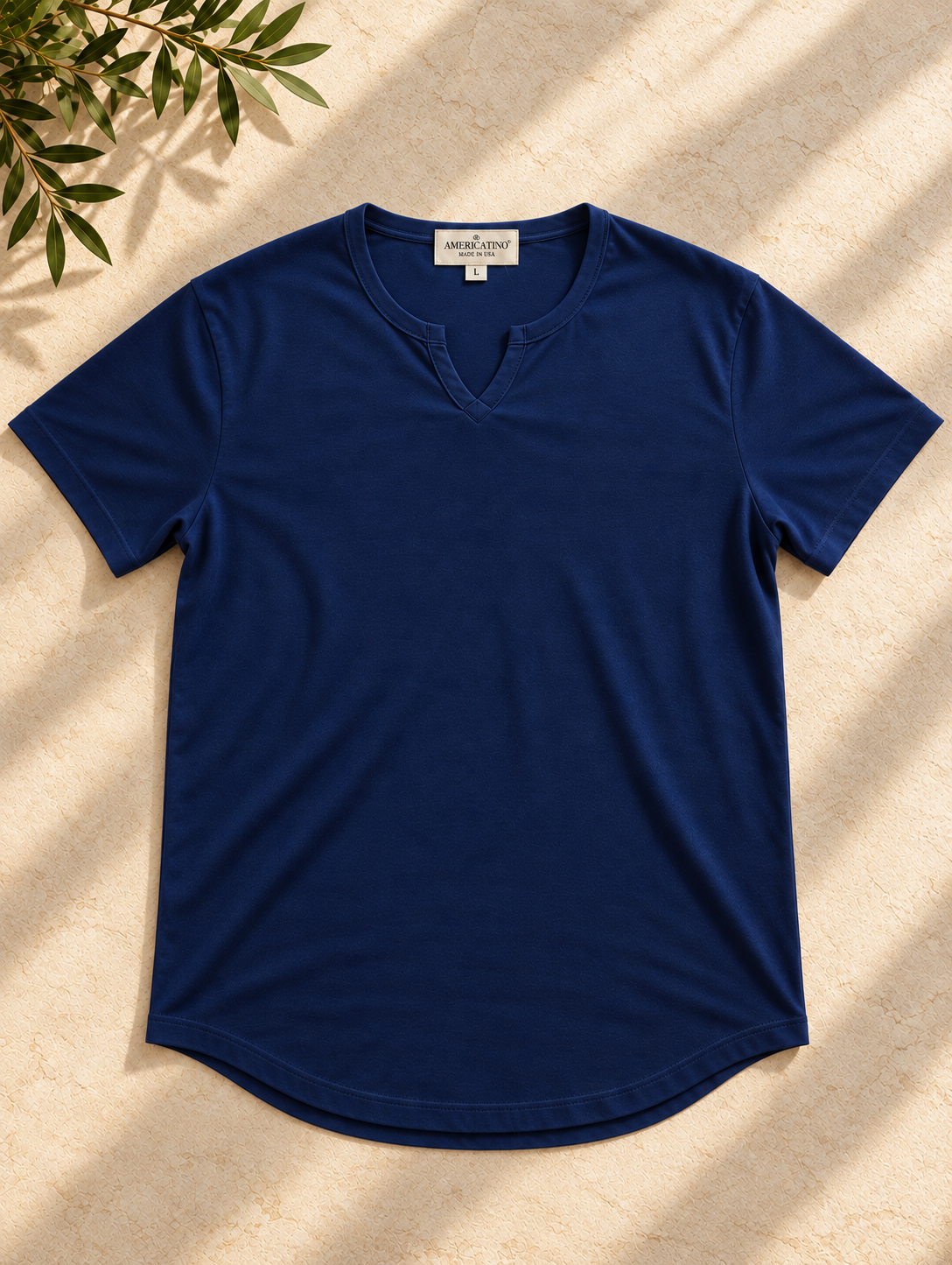 Pima Cotton Viking Neck Tee