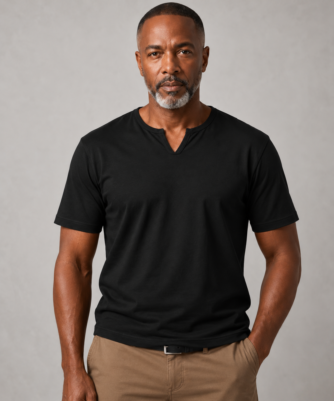 Pima Cotton Viking Neck Tee