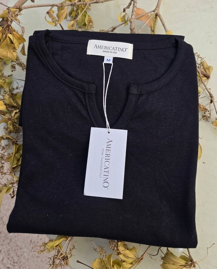 Pima Cotton Viking Neck Tee