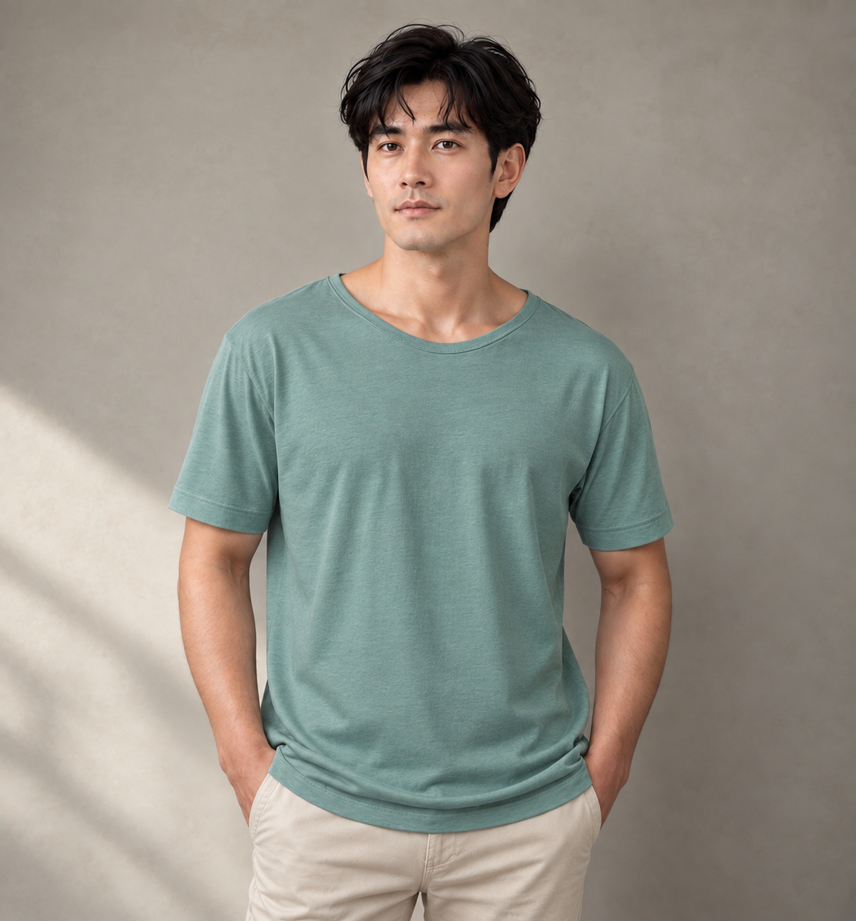 Pima Cotton Summer V-Neck Tee