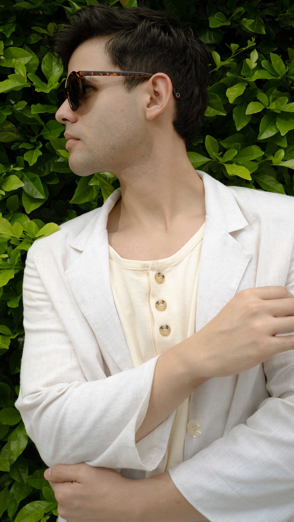 Henley Short Sleeve Organic Cotton Shirt