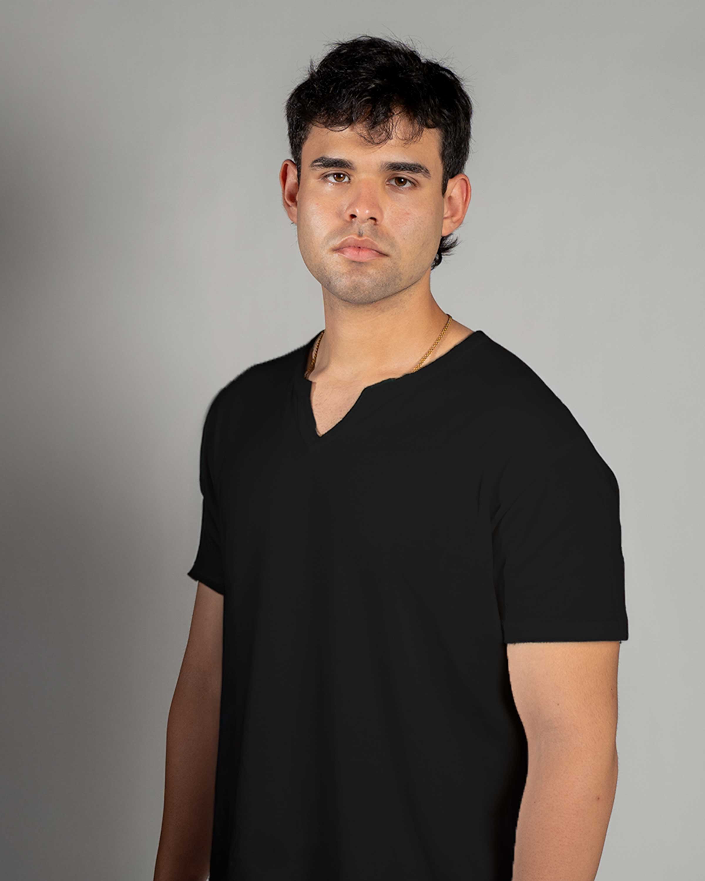 Viking neck Organic Cotton Tee
