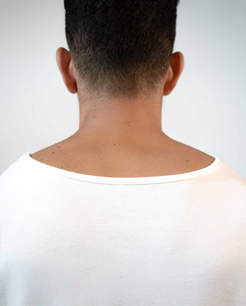 Boat Neck 3/4 Sleeve Organic Cotton Tee