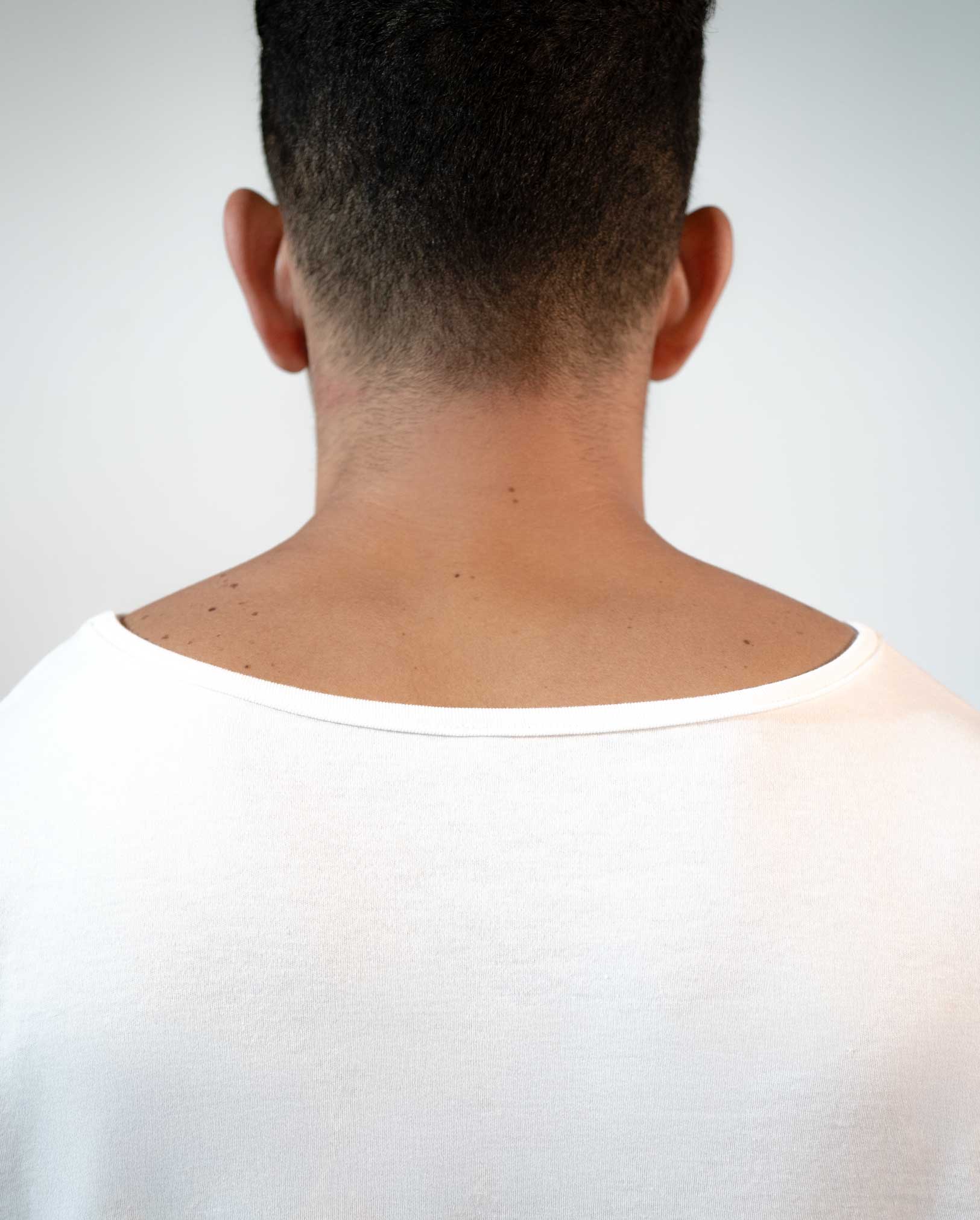 Boat Neck 3/4 Sleeve Organic Cotton Tee