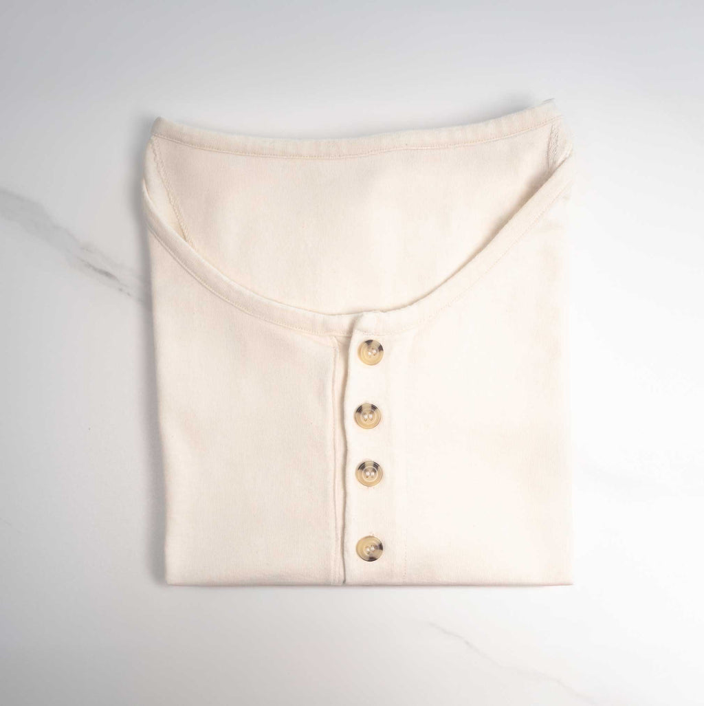 Henley Short Sleeve Organic Cotton Shirt
