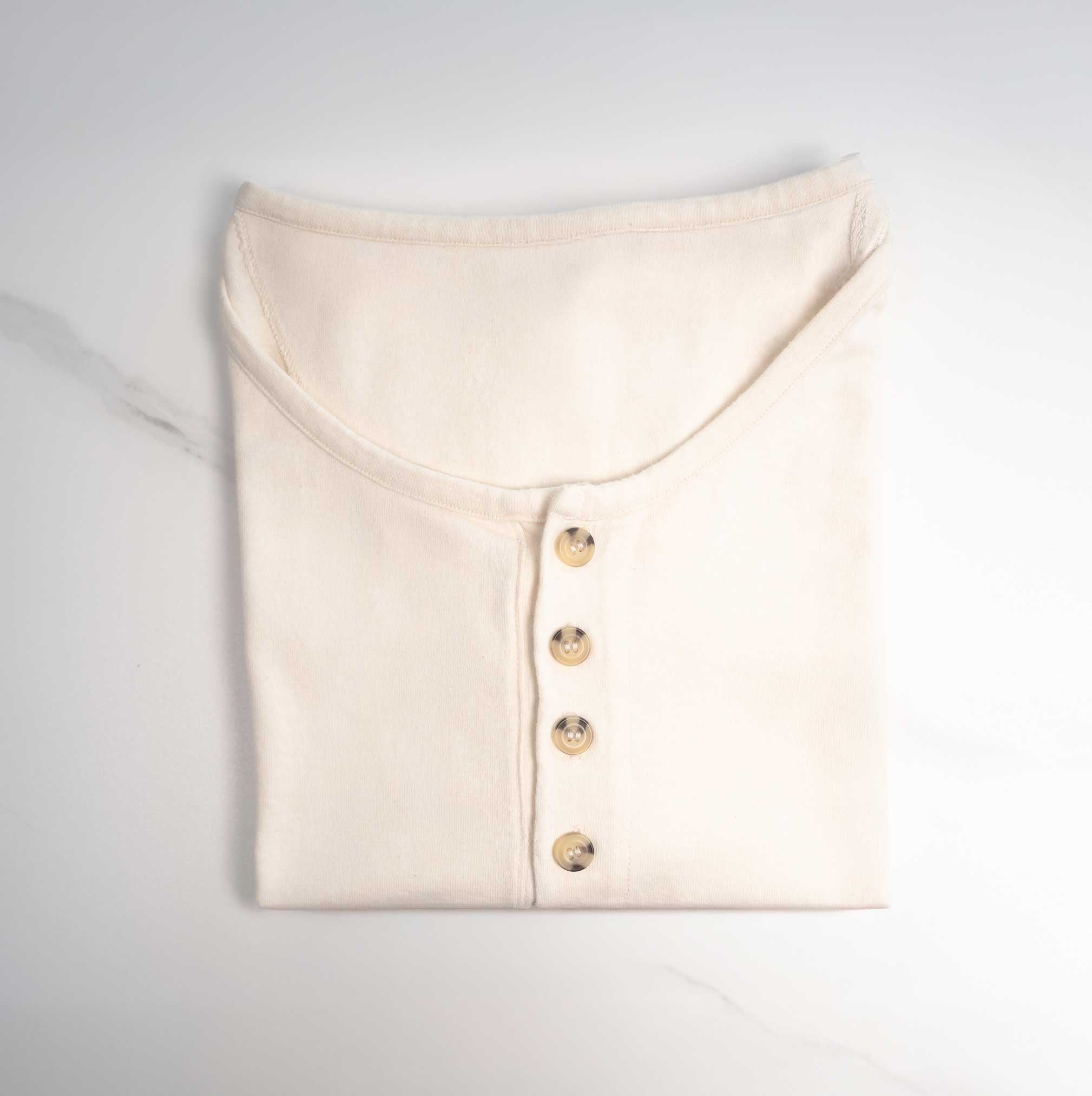 Henley Short Sleeve Organic Cotton Shirt